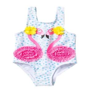 NWT Wetsuitclub Flamingo One-Piece Swimsuit sz4T